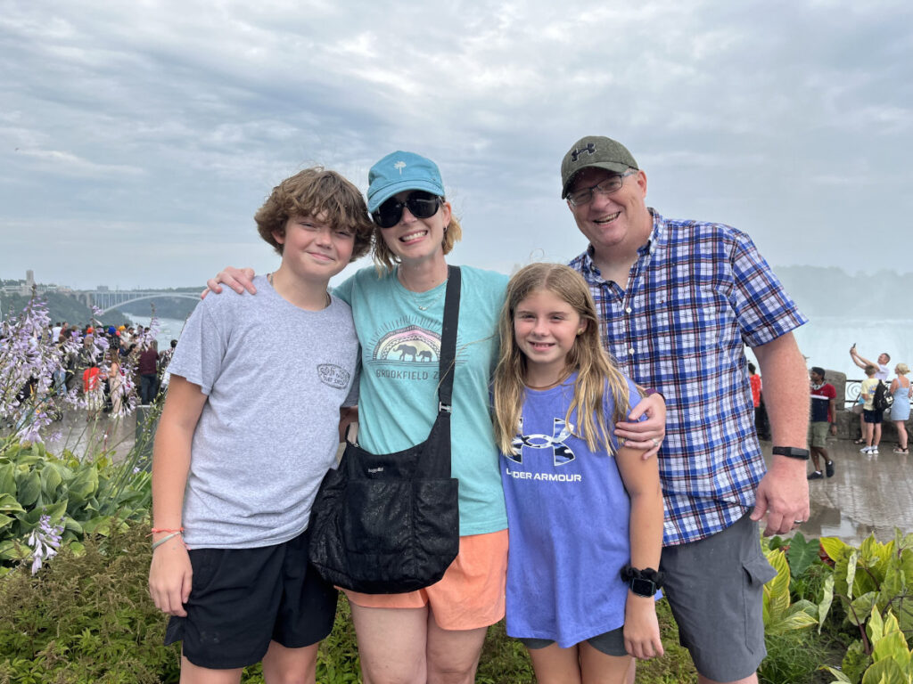 dr jennifer malone with family