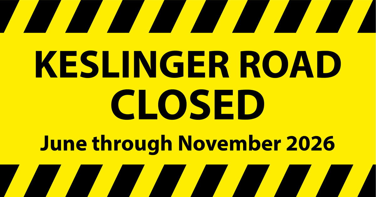 keslinger road closure